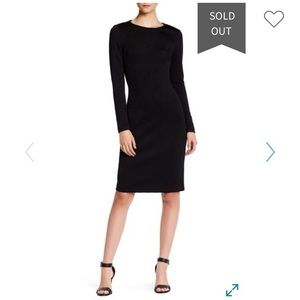NWT Betsey Johnson Long Sleeve Dress, Black, Sz 6